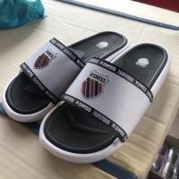 ราคา (ราคาป้าย 590) K-SWISS Prime รองเท้าแตะ เหลือ สีดำคาดขาว Size.36/22cm (11347019471)