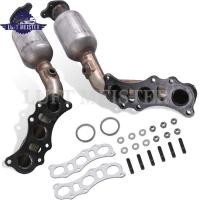 ราคา 2pcs Front Left&Right Exhaust Catalytic Converter For 2003-2011 Toyota FJ Cruiser 4Runner Tacoma 4. (48502418072)