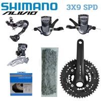 ราคา ชุดเกียร์ SHIMANO Alivio Groupsets รุ่น M4000, 27 speed (3X9) (22287315590)