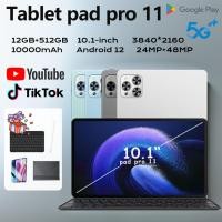 ราคา XioamTablet pad Pro 11 10.1-inch แท็บเล็ต 16+2TB tab pc SIM card wifi/5G Android 12 COD (26169789213)