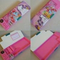 ราคา กล่องดินสอแม่เหล็กเปิดได้ 2 ด้าน มีเหลากบในตัว ม้าน้อย โพนี่ (My Little Pony) ขนาด 9.5x3.5 นิ้ว (1643039803)