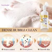 ราคา <DBFl-t> Collagen Facial Cleanser Mousse Deep Cleansing Skincare Moisturizing Firming Face Wash Foam Cleanser ผลิตภัณฑ์ดูแลผิวใหม่ (49005058701)