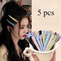 ราคา ชุด5เครื่องประดับผมแบบชิ้นเดียวปากเป็ดแต่งหน้าเกาหลีสําหรับผู้หญิงพร้อมหน้าม้าด้านข้างไร้รอยต่อ (29969260855)