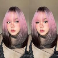 ราคา พร้อมส่งจากไทยส่งไวมาก วิกผมโคนดำไล่ชมปลายดำ สีทูโทนยาวประบ่า พร้อมส่ง (50352594962)