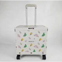 ราคา Joguman Folding Shopping Cart Summer Collection รถเข็น4ล้อ (40620989211)