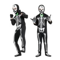 ราคา Anta Shop ชุดโครงกระดูก ฮัลโลวีน บอดี้สูท ครบเซ็ท ชุดเรืองแสง ได้ในที่มืด (44314325120)