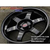 ราคา แม็กซ์มือสอง Te37 ดำแวว ก้านตรง 7-17นื้ว 4รู100 Offset38 [19143] (25434318025)