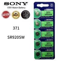 ราคา ถ่านกระดุม SONY SR920SW 371 AG6 LR920 SR920 ของแท้ 1.55V 0% mercury ถ่าน จำหน่ายแผงละ (1แพ็ค 5ก้อน ) (29986606956)