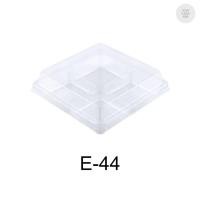 ราคา กล่องเบเกอรี่ E-44 ฐานน้ำตาล/สีขาว/สีทอง จำนวน 50 ชุด (40219373500)