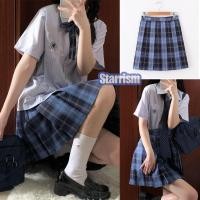 ราคา #พร้อมส่ง# เอวสูง กระโปรงพลี สไตล์ญี่ปุ่น JK กระโปรงลายสก๊อต ลายสก๊อตน่ารัก กระโปรงเทนนิส (41203202954)
