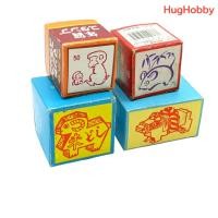 ราคา [ขายเหมา 4 ชิ้น] มือ2 งานเก่าญี่ปุ่น ตัวปั๊ม แสตมป์ ตรายาง ลายการ์ตูนรูปสัตว์ (41061511222)