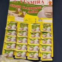ราคา นมแพะผงสำเร็จรูป พร้อมชง (รสจืด, รสหวาน) Yusmira susu kambing asli 1 แผงมี 20 ซอง (7944019433)