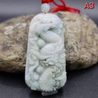 ราคา จี้มังกร แกะสลักจากหยกแท้ หยกพม่า Jadeite Type A (A3) (4593224167)