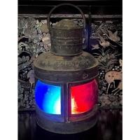 ราคา ตะเกียงเรือทองเหลืองโบราณ 2 สี ตะเกียงจุดน้ำมันใช้งานได้จริง ใช้แขวนหรือติดผนัง ขนาด 11.5x6.5 นิ้ว (20356142997)