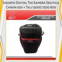 ราคา กระเป๋ากล้อง Canon EOS สามเหลี่ยม + 1300D 750D 80D Strap (23446245962)