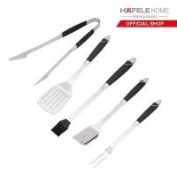 ราคา HAFELE ชุดอุปกรณ์เสริมสแตนเลสสำหรับทำบาร์บีคิว 5 ชิ้น / BBQ stainless steel tool set 5 pcs JsAw (12138634937)