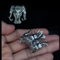 ราคา จี้เงินแท้ช้างสามเศียร หรือ จี้เงินแท้ช้างเอราวัณ ทำจากเงินแท้ทั้งชิ้นงาน (ไม่ใช่งานชุบเงิน) ( จี้ช้างสามเศียร ) (2461829918)