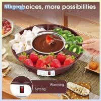 ราคา [nlkgeqg] หม้อฟองดูช็อคโกแลตไฟฟ้า แบบพกพา ของขวัญพรีเมี่ยม หม้อละลายช็อคโกแลตสําหรับ Home Kitchen Birthday Party, House Warming (48854313951)