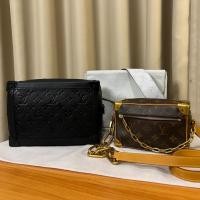 ราคา กระเป๋า Louis Vuitton soft trunk หนังแท้ มือสอง (22350052550)