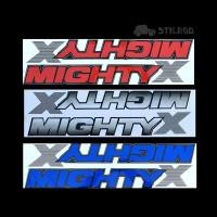 ราคา สติ๊กเกอร์ MIGHTY X ติดข้างกระบะ รถ โตโยต้า ไมตี้เอ็ก ปี 1992 TOYOTA สีเทา สีน้ำเงิน สีแดง STICKER (ขายเป็นชุด) (16647102863)