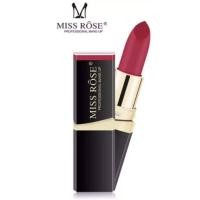 ราคา ลิปสติกเนื้อแมท Miss Rose ของแท้ 100% สีสวย กันน้ำ (7912191595)