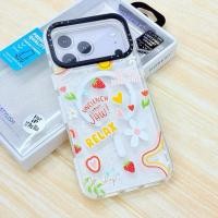 ราคา Mobest เคสมือถือลายดอกไม้ สตอเบอรี่ หัวใจ รองรับการชาร์จแบบไร้สาย สำหรับรุ่น iP 17 17promax (29542418595)
