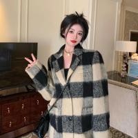 ราคา Retro Plaid Plaid Wool Padded Suit Jacket Female 2022 New Long-Sleeve Top Jacket (21769020152)
