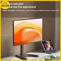 ราคา NewLook ปรับ 14-21/24/27/32 นิ้วคอมพิวเตอร์เดสก์ท็อปผู้ถือหน้าจอ PC ขาตั้ง LCD LED TV Full Motion 370/450 มม. (44227518786)