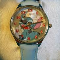 ราคา นาฬิกาเข็ม สายหนัง ลาย สติช Stitch (781369779)