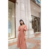ราคา Poppy Midi dress (2 Colors) เดรสยาว คอวีแขนระบาย มีดีเทลตรงช่วงเอวดึงยางสม็อค 2 ชั้น (26956009811)