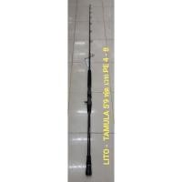 ราคา คันตกปลาบึก คันตกปลาทะเล LITO TAMULA คันท่อนเดียว5'2 และ 5'9 ฟุต PE 4-8 มี เบท สปิน (4442221057)