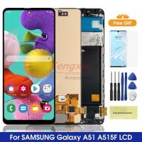 ราคา Super AMOLED A51 หน้าจอแสดงผล Lcd พร้อมลายนิ้วมือ แบบเปลี่ยน สําหรับ Samsung Galaxy A51 A515 A515F (22228365689)