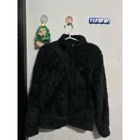 ราคา Champion Sherpa Fleece Stand-Up Zip-Up Jacket สีดำมือสองของแท้ (42772935930)