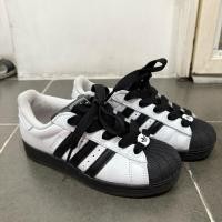 ราคา รองเท้า Adidas Superstar แท้ปี 2025 หนังแท้ ไม่ใช่หนัง PU ใส่ทริปเดียว (40661286395)