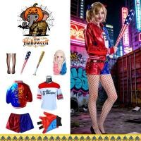 ราคา Suicide Squad Harley Quinn Costume for Adult Woman Joker Monster Cosplay Set (52703429933)