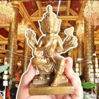 ราคา พระพรหมปัญโญ หน้าตัก 3 นิ้ว พระพรหม หลวงปู่ดู่ วัดสะแก งานทองเหลือง บูชาเสริมศิริมงคลสวดควบคู่บูชาคาถามหาจักรพรรดิ (18207088421)