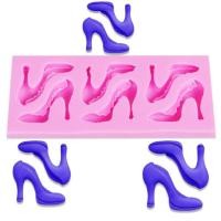 ราคา รองเท้าส้นสูง fondant ซิลิโคน mould สําหรับตกแต่งเค้กรองเท้าสุภาพสตรี cinderella แม่พิมพ์ (24688145760)