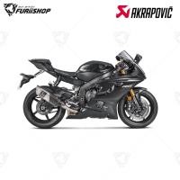 ราคา ท่อสูตร/ท่อแต่ง/ท่อไอเสีย Akrapovic Slip on GP Logo Aluminium Limited Logo : for Yamaha Yzf R6 2017-2020 All new!! (41857268230)