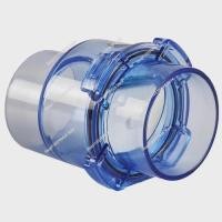 ราคา 50mm flap UPVC transparent check valve Drainpipe Non-return Flap Valve check valve Combination sets (46405886701)