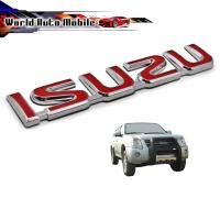 ราคา โลโก้ ISUZU ติดท้ายกระบะ อีซูซุ ดีแม้ก สี แดง+ชุป D-Max Isuzu 2 , 4 ประตู ปี2007-2010 (5279208477)