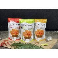 ราคา หมูแผ่นกรอบ CrispyPork กรอบอร่อย มีรสมะนาว ดั้งเดิม สไปซี่ ขนาด 65 กรัม (13320249288)