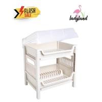 ราคา ที่คว่ำจาน2ชั้น สามารถวางได้ทั้งจานและชามรวมทั้งภาชนะเครื่องครัวอื่นๆ (2217421780)