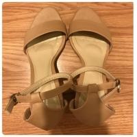 ราคา ส่งต่อ รองเท้าส้นสูงรัดข้อ สีครีม ส้นสูง 2.5 นิ้ว (5118160603)