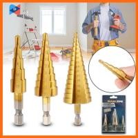 ราคา ⭐️ขายปลีก/ส่ง⭐️ดอก Step drill ดอกเจาะเจดีย์ชุด 3 ดอก ความแข็งที่แข็งแกร่ง ทนต่อการขัดถู (53552904664)