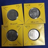 ราคา Special Lot No.60402 ปี1971-1978 เบลเยี่ยม 5 FRANCS เหรียญสะสม เหรียญต่างประเทศ เหรียญเก่า หายาก ราคาถูก (21406452985)