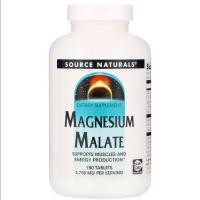 ราคา Source Naturals, Magnesium Malate, 180 Tablets (584616389)
