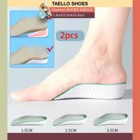 ราคา TAELLO 2.5 ซม. 7 จุดเพิ่มความสูงสูงพื้นรองเท้ารองเท้ารองเท้าผ้าใบผู้ชายผู้หญิง pad comfort ระงับกลิ่นกาย eva โฟมส้นข้อเท้า (41819488788)