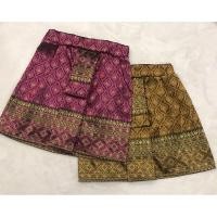 ราคา ผ้าถุงเด็ก หน้านางสั้น ผ้าไหมทอ (21192999414)