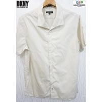 ราคา DKNY แท้ เสื้อเชิ๊ตแขนสั้นสปอตสีครีม (7422448678)