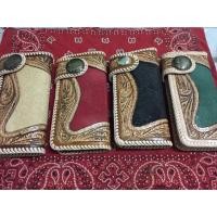 ราคา กระเป๋าหนังวัวแท้ตอกลาย ผสมหนังปลากระเบนแท้ คุณภาพสินค้าส่งต่างประเทศ (5924090193)